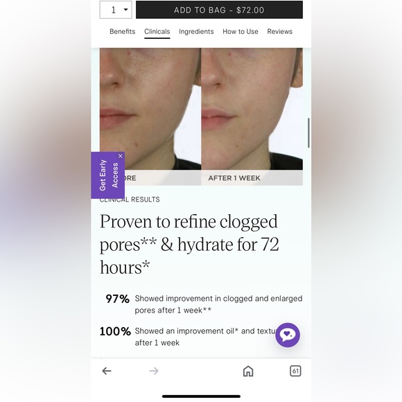 ✨NIB Tatcha The Water Cream✨ 1.7oz - Picture 4 of 4